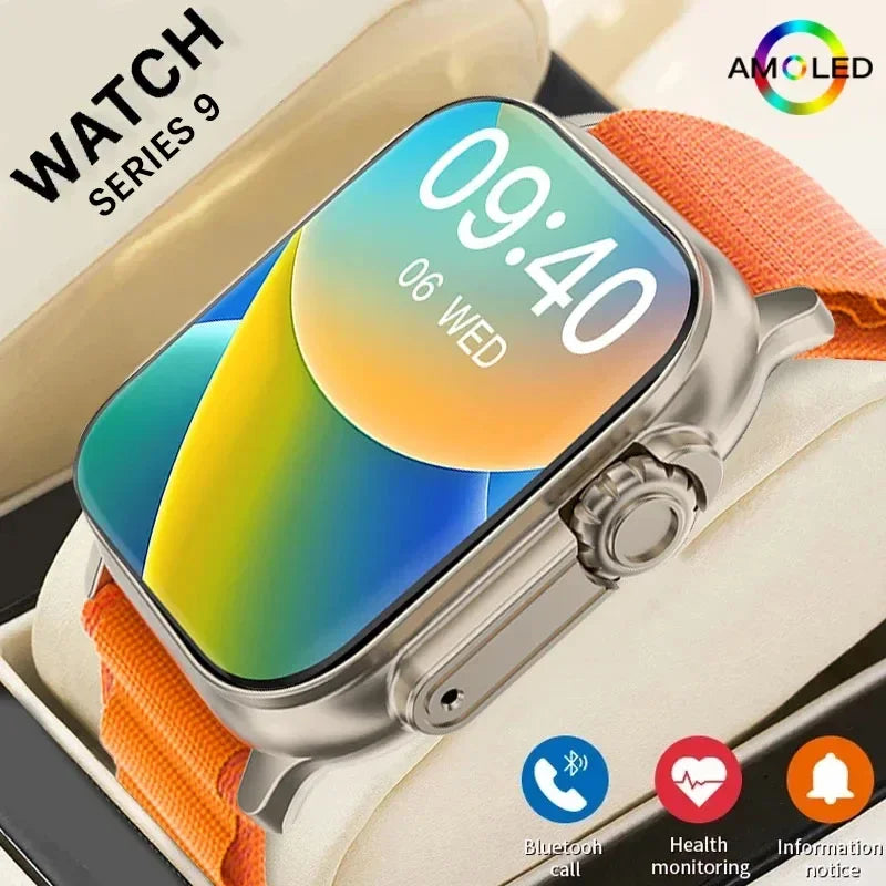 Smart Watch 9 Ultra Gen 2 - Relógio Inteligente de Fitness Ultra IWO Sem Fio